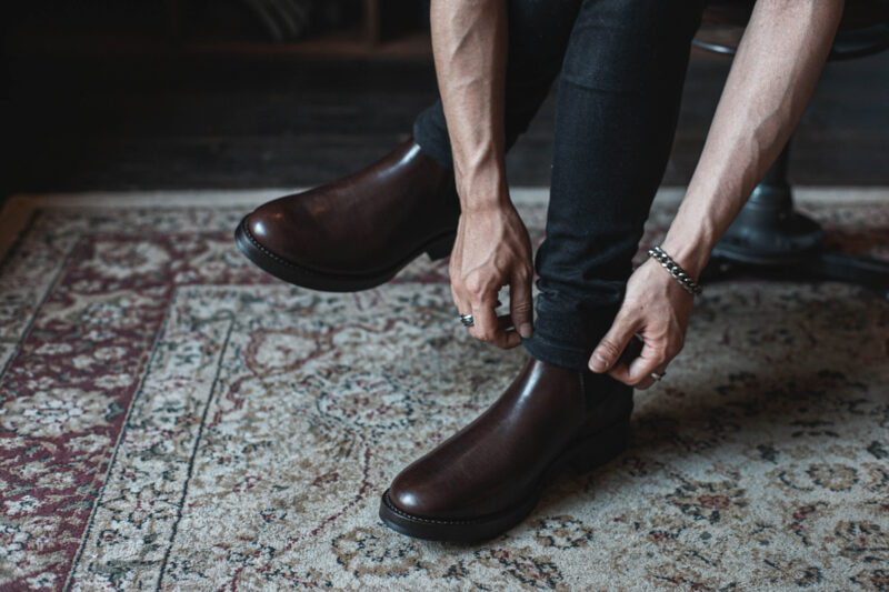 ホースハイドチェルシーブーツ AB-03H-ST アディクトブーツ ADDICT BOOTS ADDICT CLOTHES アディクトクローズ HORSEHIDE CHELSEA BOOTS